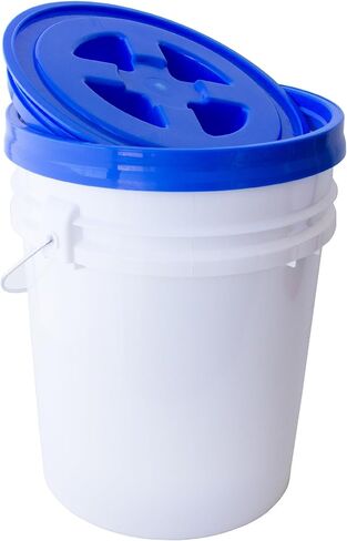 Smart Seal 5 Gallon Screw-On Bucket Lid (Pink, 1 Pack) in Saudi Arabia
