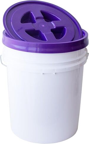 Smart Seal 5 Gallon Screw-On Bucket Lid (Pink, 1 Pack) in Saudi Arabia