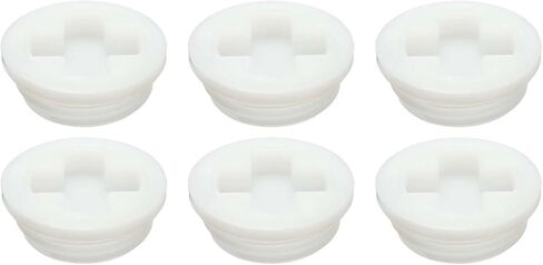uxcell 4Pcs Bung Cap, 2 1/2'' Plastic Bung Hole Caps, Coarse Thread Drum Hole Cap with Gasket for 55 Gallon Plastic Drum, Fuel Tank, Household Bucket and Oil Tank in Saudi Arabia
