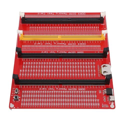 Goshyda 4 in 1 RAM Memory Tester Desktop Computer DDR3 DDR4 DDR5 Diagnostic Analyzer with Light for Desktop Computer Users PC Version in Saudi Arabia