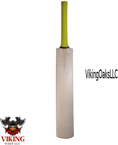 Kashmir Willow Cricket Bat for Leather Ball | Premium Quality| Top Grade Custom Made Thick Edge Light Weight T20 Short Handle| Full Size Bat Cover|Scuff Sheet. in Kuwait