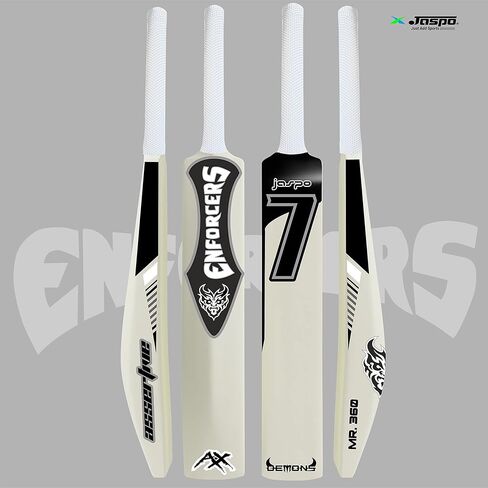 Jaspo 7 Enforcers Heavy Duty Plastic Cricket Bat,Full Size (34" X 4.5"inches) Premium Bat for All Age Groups – Kids/Boys/Girls/Adults in Kuwait