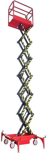 22 قدم ماكس رفع مقص كهربائي رجل رفع 660 رطل كاب. in Kuwait