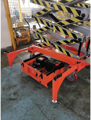 22 قدم ماكس رفع مقص كهربائي رجل رفع 660 رطل كاب. in Kuwait