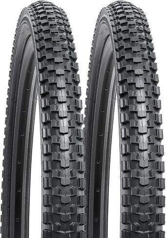 YUNSCM 2-PCS 26" Bike Tires 26X2.125/57-559 and 26" Heavy Duty Bike Tubes Schrader Valve Compatible with Mountain Bike 26x1.95 26x2.0 26x2.10 26 x 2.125 26x2.15 Bicycle Tires and Tubes (Y-822) in Kuwait