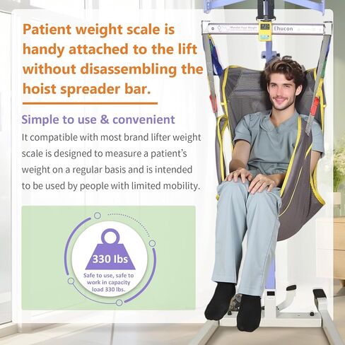Patient Wight Scale for Lifting,Universal Lift Scale for Elderly,Bedridden,Suitable for Home or Hospital Care,SWL 330LBS in Saudi Arabia