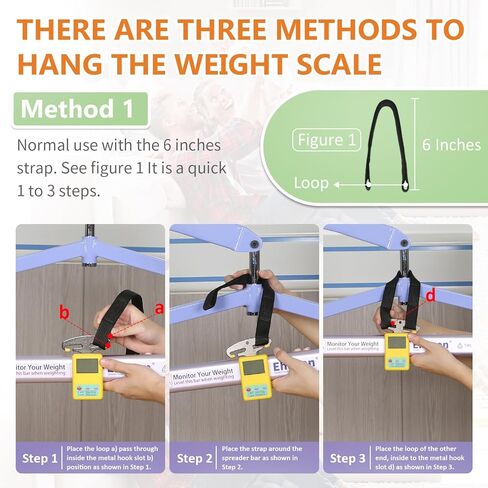 Patient Wight Scale for Lifting,Universal Lift Scale for Elderly,Bedridden,Suitable for Home or Hospital Care,SWL 330LBS in Saudi Arabia