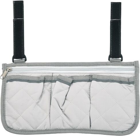 PATIKIL Chair Armrest Organizer, Waterproof Beach Chair Hanging Storage Pouch Arm Rest Magazine Snack Bag with 4 Pockets for Camping Outdoors, Dark Blue in Kuwait