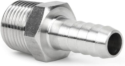 304 Stainless Steel BSPT Male Thread Barb Quick Coupling Connector Pneumatic Equipment Air Conveying Fitting Rust in Kuwait