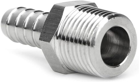 304 Stainless Steel BSPT Male Thread Barb Quick Coupling Connector Pneumatic Equipment Air Conveying Fitting Rust in Kuwait