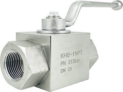 AUTOVO 1 Inch Hydraulic Valve 7250 PSI,High Pressure, Shut-Off 2 Way Hydraulic Ball Valve KHB 1" NPT,Ball Valve,for Oil,Water,Ball valve in Kuwait