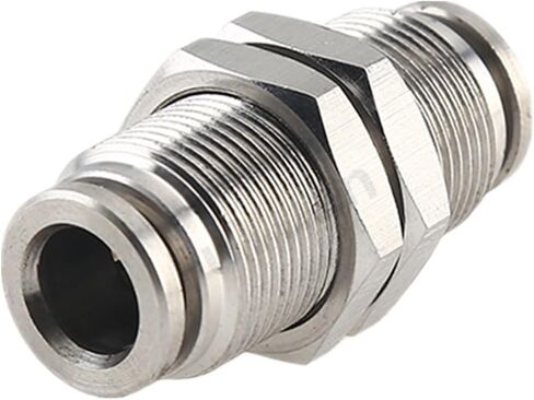 Quick Connect Air Hose Fittings, 1pcs 4mm-16mm Bulkhead Straight One Touch Air Pneumatic Push In Fitting Quick Connector(12mm) in Saudi Arabia