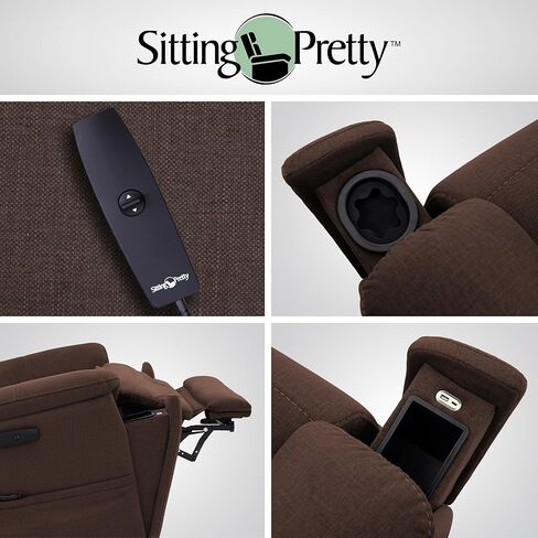 كرسي رفع كهربائي برايد موبيليتي سيتنج بريتي إيفولوشن كوليكشن - سعة 400 رطل، عرض المقعد 22 بوصة، مثالي للمستخدمين من 5'4 بوصة إلى 5'9 بوصة، موديل LC-435M - متوسط، كستنائي Sta-Kleen in Kuwait