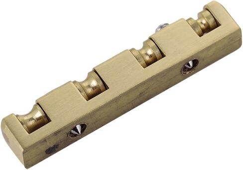 Bass Guitar Nut Brass Roller Nut 38mm Adjustable Bass Nut 4 String Electric BASS Guitar Replacement Parts in Saudi Arabia
