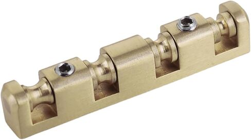Bass Guitar Nut Brass Roller Nut 38mm Adjustable Bass Nut 4 String Electric BASS Guitar Replacement Parts in Saudi Arabia