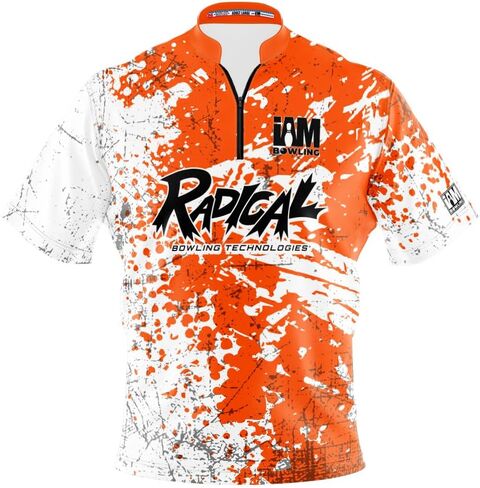 Logo Infusion I AM Bowling Jersey Short Sleeve Sash Collar 2221-RD Made in USA Radical in Saudi Arabia