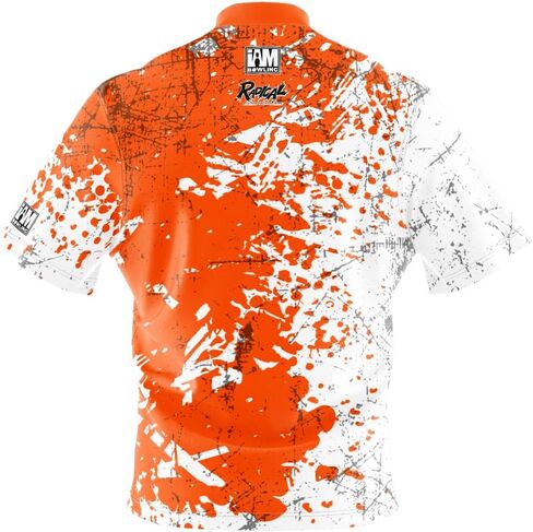 Logo Infusion I AM Bowling Jersey Short Sleeve Sash Collar 2221-RD Made in USA Radical in Saudi Arabia