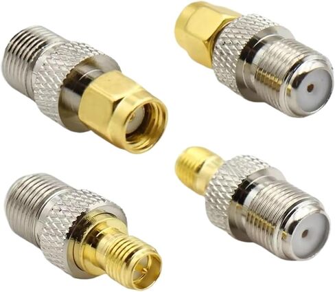 F TV إلى RP-SMA ذكر المقابس أنثى جاك محول محوري RPSMA موصل مستقيم (Type2، 1PCS) in Kuwait