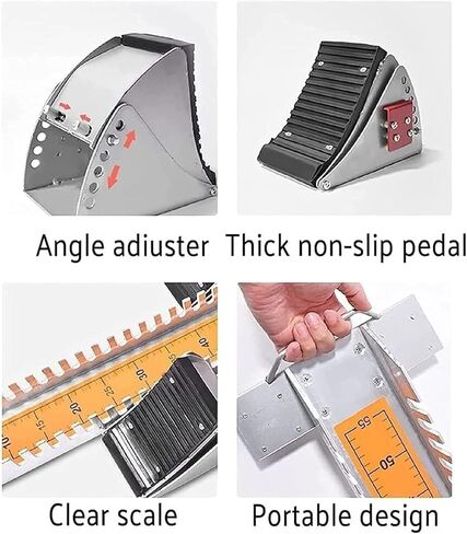 Athletics Plastic Runway Starting Block, 6 Adjustable Angles Pedals&Size: 64 * 33cm&Strong Anti Slip Grip, for Training Equipment in Schools Training Fields Parks in Saudi Arabia