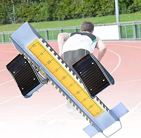 Starting Block Pedals - Adjustable Multi-Function Track and Field Starting Blocks for Plastic Runway and Cinder Track in Saudi Arabia