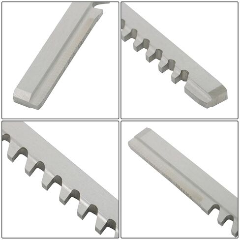 findmall 3/32 Inch B 3/16 x 6-3/4 HSS Type Keyway Broach Set - High Speed Steel Manual Broaching Tool for Metal, Iron, Brass - Use with Arbor Press to Cut Internal Keyways in Saudi Arabia