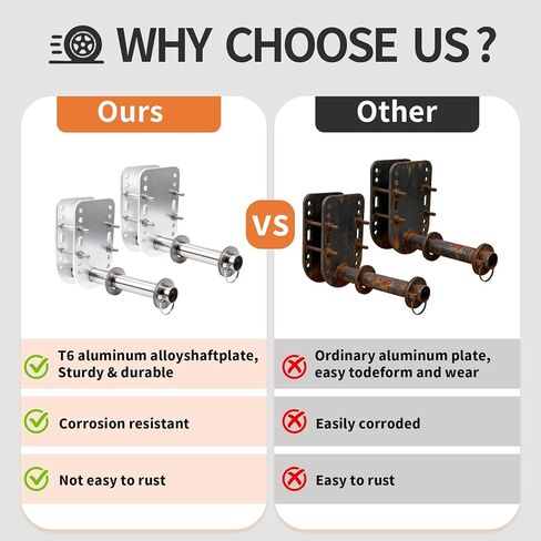 طقم عجلة تركيب رفع القارب قابل للتعديل، 2 حزمة، دعامة قابلة للتعديل شديدة التحمل تناسب المصاعد العالمية وأعمدة الرصيف، تناسب معظم عوارض المقطورة من 2 إلى 4 بوصات in Kuwait
