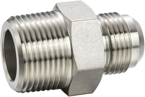 5Pcs/Lot RHN SS316L Plumbing Fitting 1/8 1/4 3/8 1/2 3/4 1 Reducing Hex Nipple Tube Stainless Steel(RHN-04-02 1-2 1-4NPT) in Kuwait