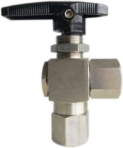 BVL-OD/M Angle High Pressure Ball Valve 3000 Psi Air Water 1/8 1/4 3/8 1/2 stainless steel Pipe Instruments(BVL-02M NPT 1-4) in Kuwait