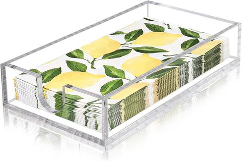 Napkin Holder, Acrylic Napkin Holder for Table Clear Hand Towel Holder for Bathroom 9x5x1.8 Inch Napkin Tray for Kitchen Dinner Hotel, Acrylic Tray for Paper Napkin, Bathroom Accessories in Saudi Arabia