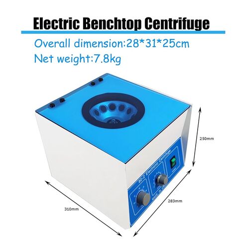 Electric Benchtop Centrifuge 80-2 Electric Centrifuge 110 V Stepless Control Max Speed 4000 R Timing 0-60 min Capacity 20ml×12 Tube Electric Centrifuge for Lab Research Institute in Saudi Arabia