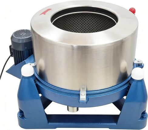 Industrial Centrifuge Dryer Machine 99.2lbs Capacity Solid-Liquid Separator Heavy Duty Stainless Steel Centrifugal Dehydrator for Biomass Oil Extraction/Metal Parts/Textile Drying 220V/3PH in Kuwait