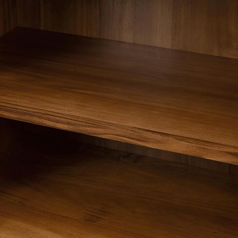 خزانة Poly & BARK Nuvon باللون البني الخشبي مع تشطيب خشبي حديث وتخزين مغلق وتصميم معاصر نظيف لمساحات المعيشة in Kuwait