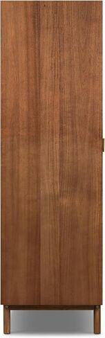 خزانة Poly & BARK Nuvon باللون البني الخشبي مع تشطيب خشبي حديث وتخزين مغلق وتصميم معاصر نظيف لمساحات المعيشة in Kuwait