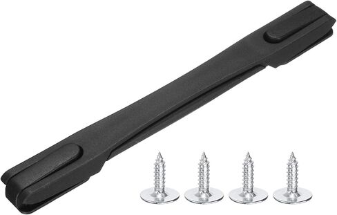 PATIKIL 8.5 Inch Luggage Handle Replacement, Plastic Pull Handle Grip with 4 Screws for Luggage Toolbox Storage Box Case Repair - 5Pcs (Black) in Kuwait