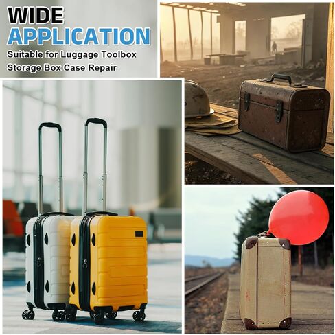 PATIKIL 8.5 Inch Luggage Handle Replacement, Plastic Pull Handle Grip with 4 Screws for Luggage Toolbox Storage Box Case Repair - 5Pcs (Black) in Kuwait