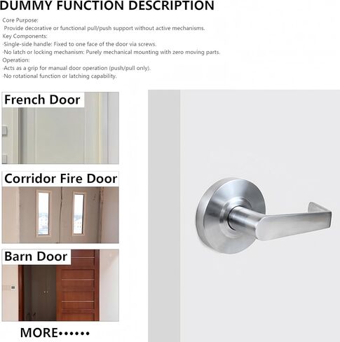 وظيفة الزخرفة الوهمية قفل مقبض أسطواني تجاري عالي التحمل، مقبض باب تجاري، قفل باب للخدمة الشاقة، درجة ANSI - 2، تصنيف UL للحريق لمدة 3 ساعات، متوافق مع ADA (وظيفة الزخرفة الوهمية) in Kuwait