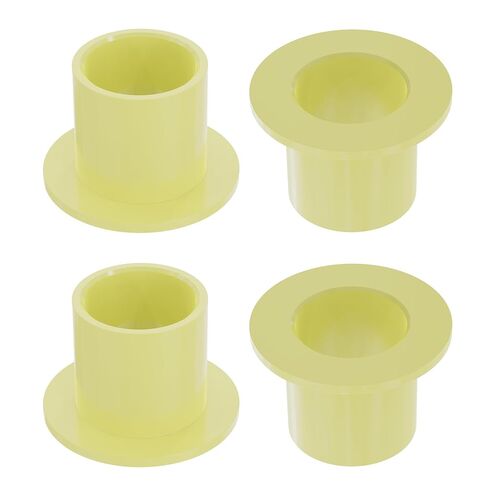 4Pcs 1214 Pom Flanged Sleeve Bearings 12mm ID x 14mm OD x 4mm Length for The Shaft of Equipment Machine Pom Oilless Flanged Bushing Yellow Oilless Bushings in Saudi Arabia