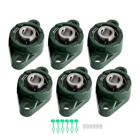 5/8 Diameter Flanged Bearings, 6PCS UCFL202-10, UCFL202-10 Cast Iron Bearings with Holes in Saudi Arabia
