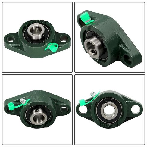 5/8 Diameter Flanged Bearings, 6PCS UCFL202-10, UCFL202-10 Cast Iron Bearings with Holes in Saudi Arabia