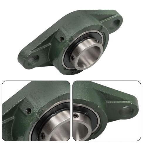 1-1/4 Inch Diameter Flanged Bearings, 10PCS UCFL206-20, UCFL206-20 Cast Iron Bearings with Holes in Saudi Arabia