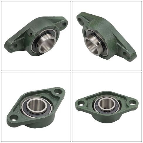 1-1/4 Inch Diameter Flanged Bearings, 10PCS UCFL206-20, UCFL206-20 Cast Iron Bearings with Holes in Saudi Arabia
