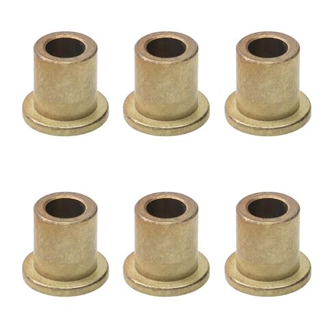 6Pcs Flange Bearing Sleeve OD 22mm ID 9mm Length 20mm Flange Thickness Bronze Bushing Self Lubricating Bushings Sleeve for Industrial Equipment in Saudi Arabia