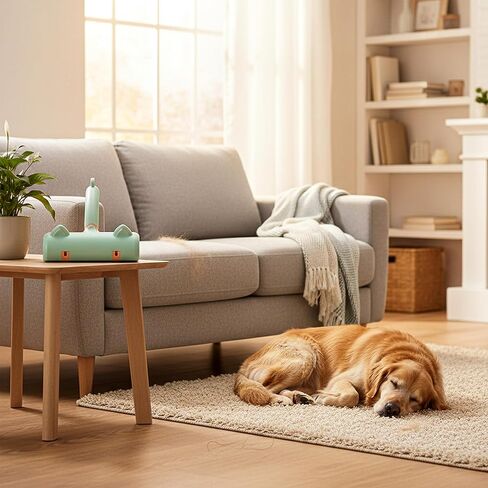 فرشاة إزالة شعر الحيوانات الأليفة قابلة لإعادة الاستخدام، فرشاة تنظيف ذاتي الوبر لشعر الكلاب والقطط على الأريكة ومقاعد السيارة والأثاث والملابس in Kuwait