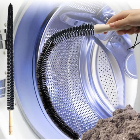 Dryer Lint Brush Vent Cleaner,30Inch Dryer Vent Cleaner Kit Cleaning Long Flexible Coil Brush(1 Pack) in Kuwait