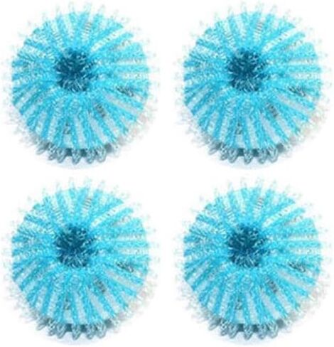 4Pcs/Set Washing Machine Hair Remover Ball, Washing Machine Balls, Reusable Balls for Removal, Pet Hair and Lint Removal in Saudi Arabia