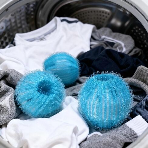 4Pcs/Set Washing Machine Hair Remover Ball, Washing Machine Balls, Reusable Balls for Removal, Pet Hair and Lint Removal in Saudi Arabia
