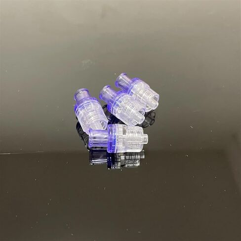 10 PCS Medical Grade Plastic Female Male Luer Lock Diaphragm Check Valve in Saudi Arabia