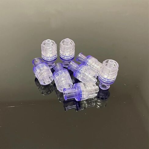 10 PCS Medical Grade Plastic Female Male Luer Lock Diaphragm Check Valve in Saudi Arabia