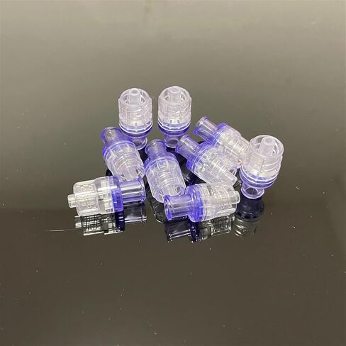 10 PCS Medical Grade Plastic Female Male Luer Lock Diaphragm Check Valve in Saudi Arabia