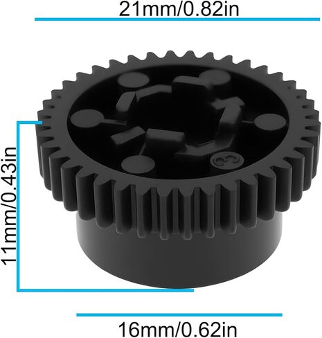 3Pcs Printer Feeder Gear Compatible with EPSON 1039507 Compatible with SPUR GEAR 20 FX890 FX2190 LQ590 LQ2090 21x16x11mm in Saudi Arabia